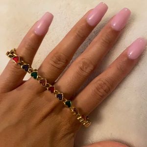 Vintage heart bracelet